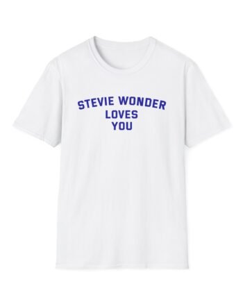 Stevie Wonder Loves You Unisex Softstyle T-Shirt