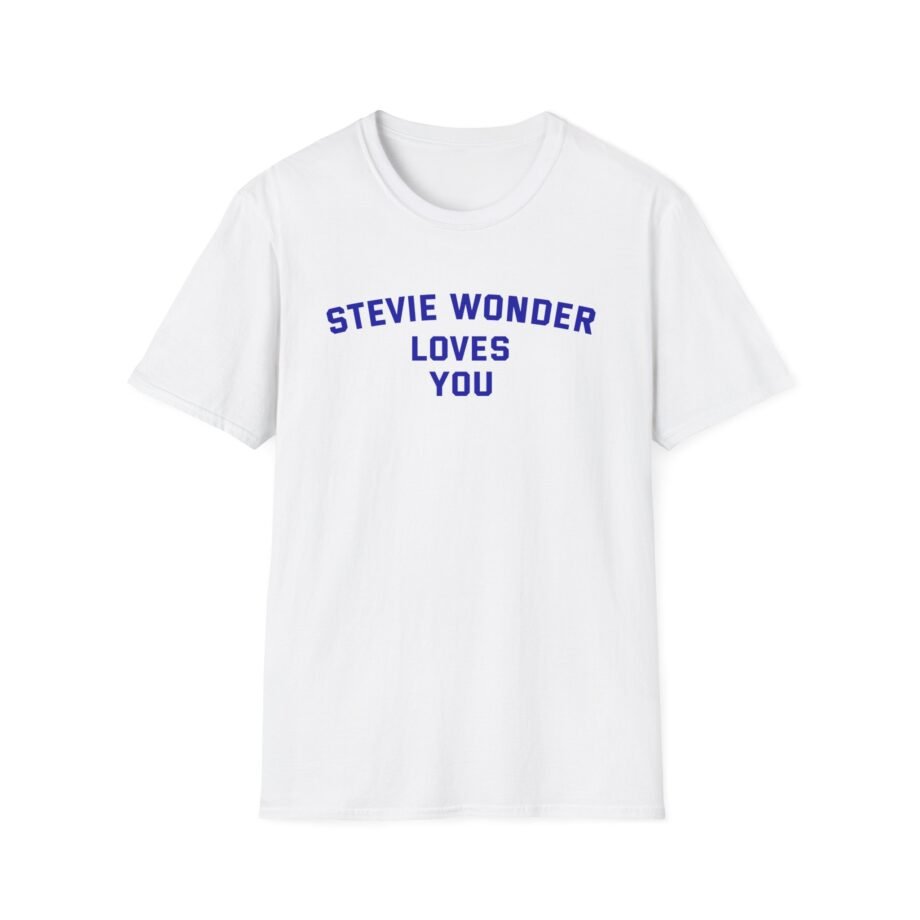 Stevie Wonder Loves You Unisex Softstyle T-Shirt