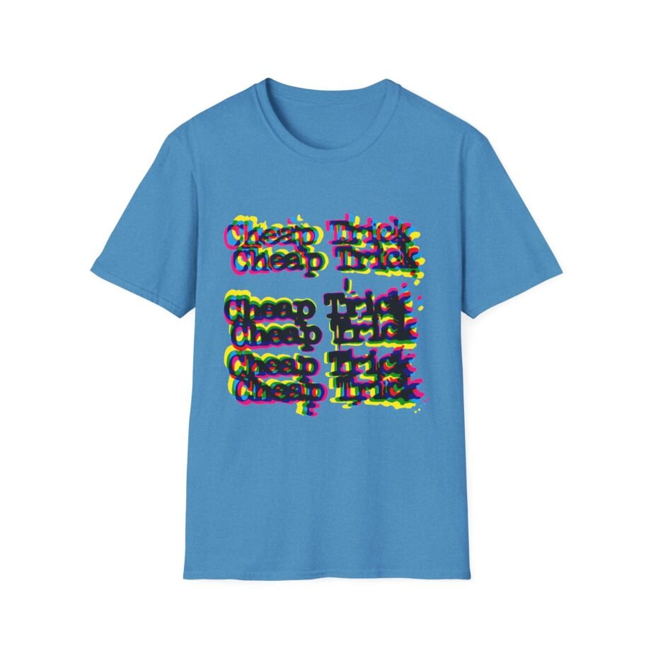 Cheap Trick 3d Logo Unisex Softstyle T-Shirt