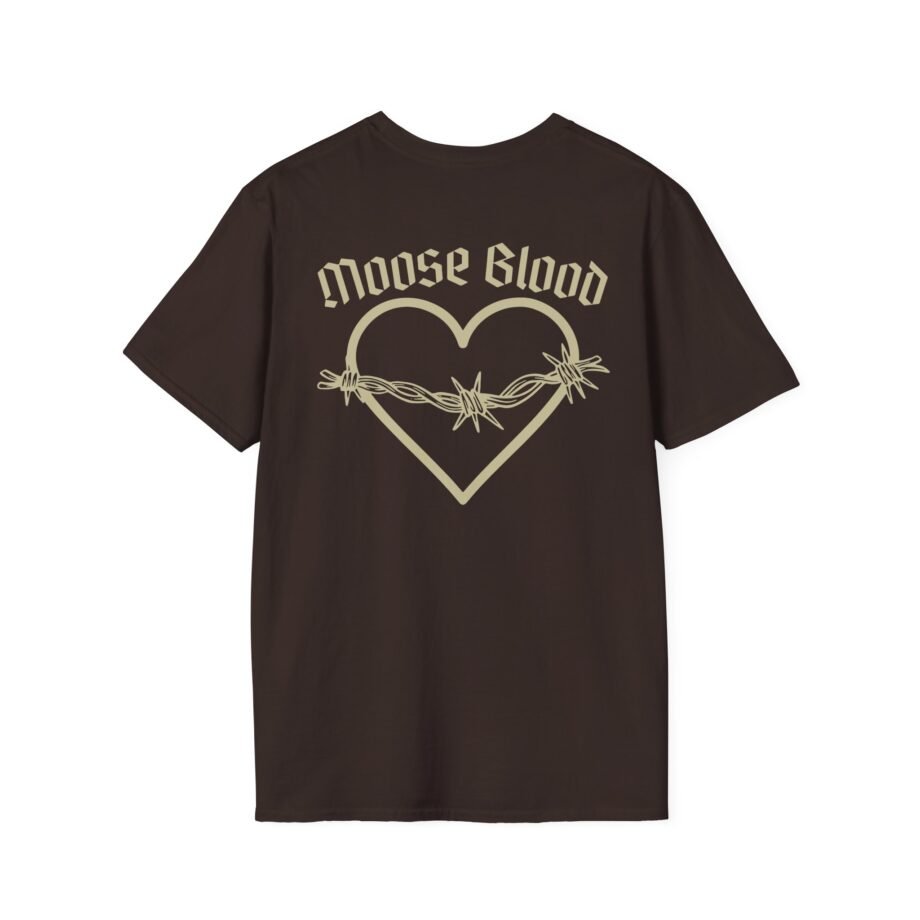 Moose Blood Barbed Wire Heart Unisex Softstyle T-Shirt
