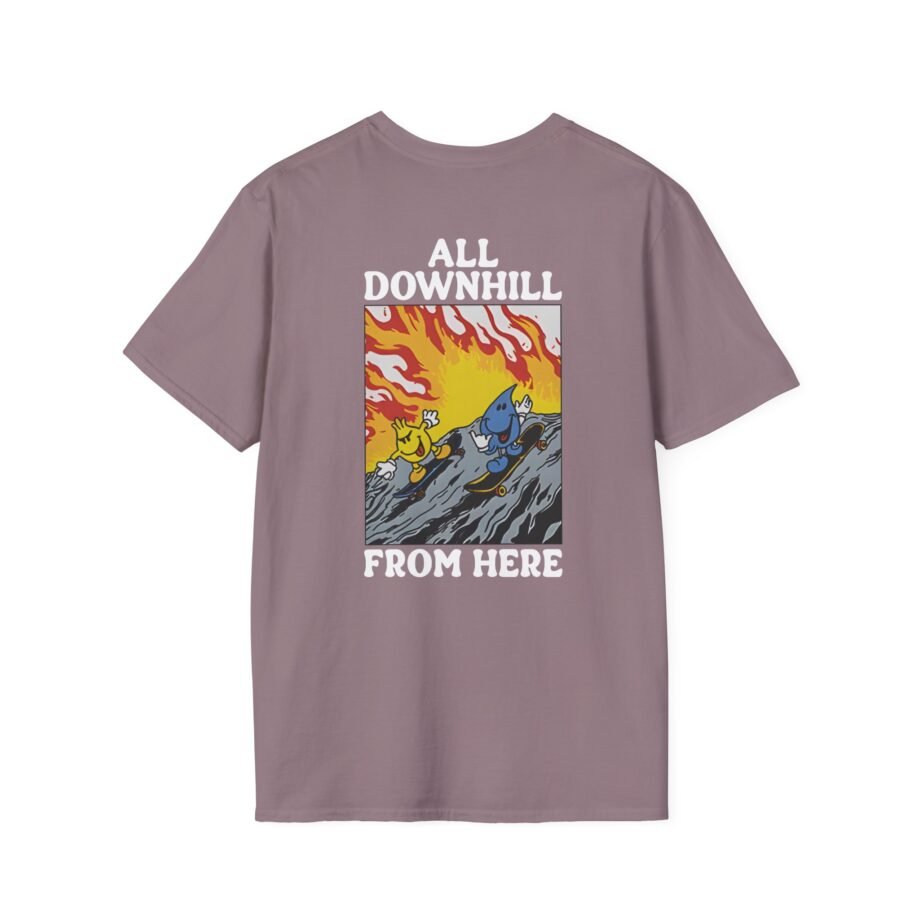 New Found Glory It’s All Downhill From Here Flame Unisex Softstyle T-Shirt