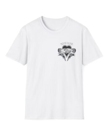 Moose Blood Traditional Tattoo Desig Unisex Softstyle T-Shirt