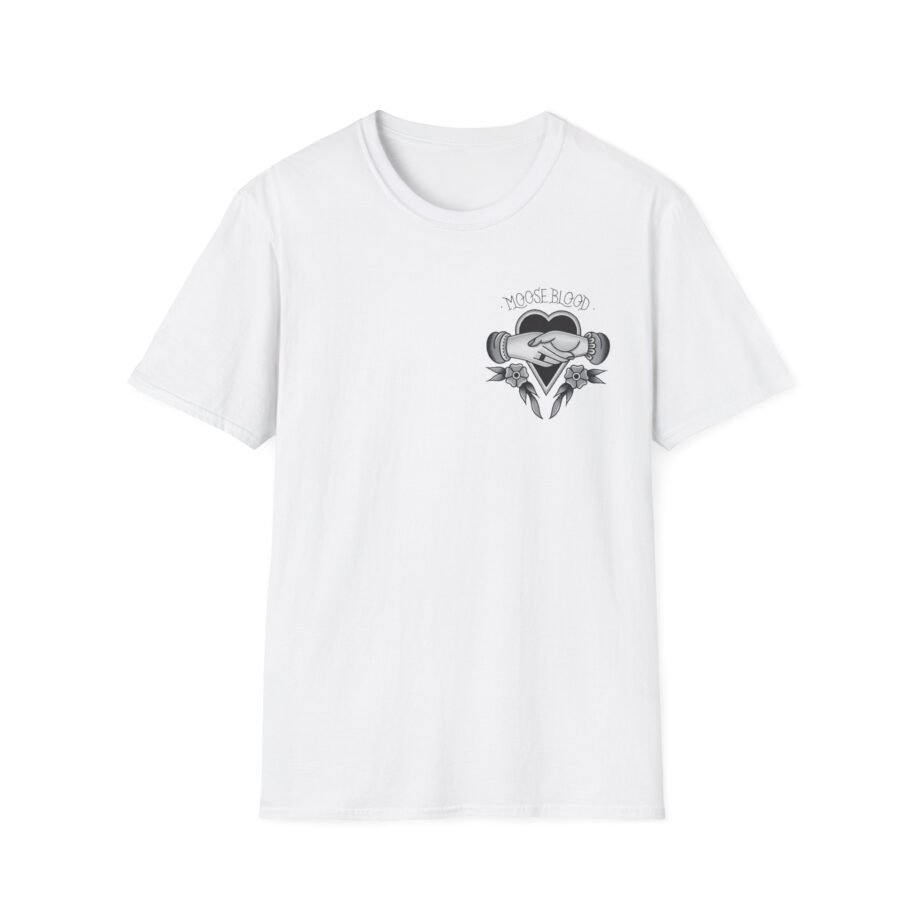 Moose Blood Traditional Tattoo Desig Unisex Softstyle T-Shirt