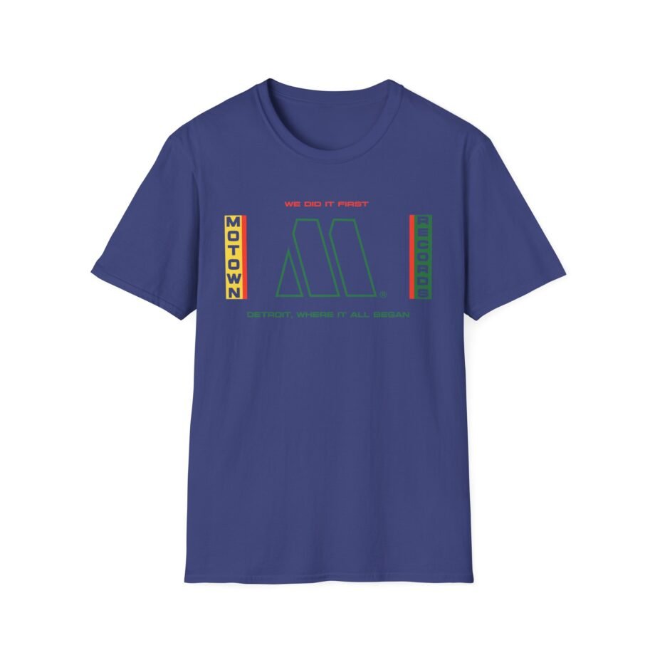 Motown Records We Did It First Unisex Soft-style T-shirt