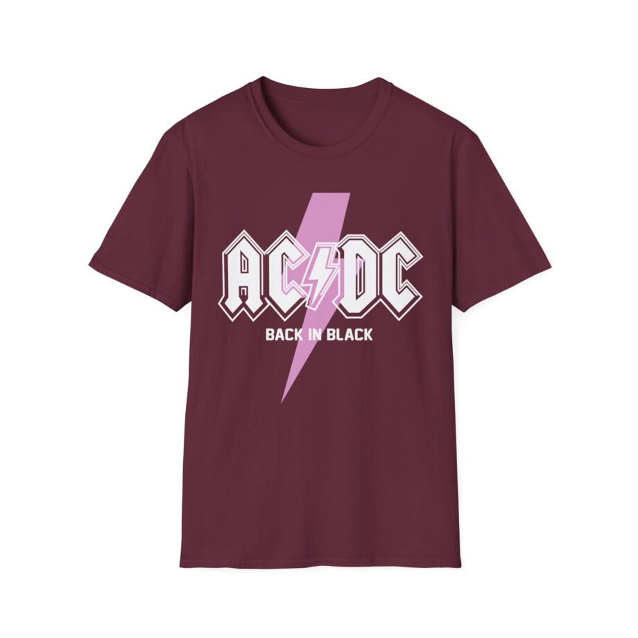 Acdc Back in Black Unisex Softstyle T-Shirt