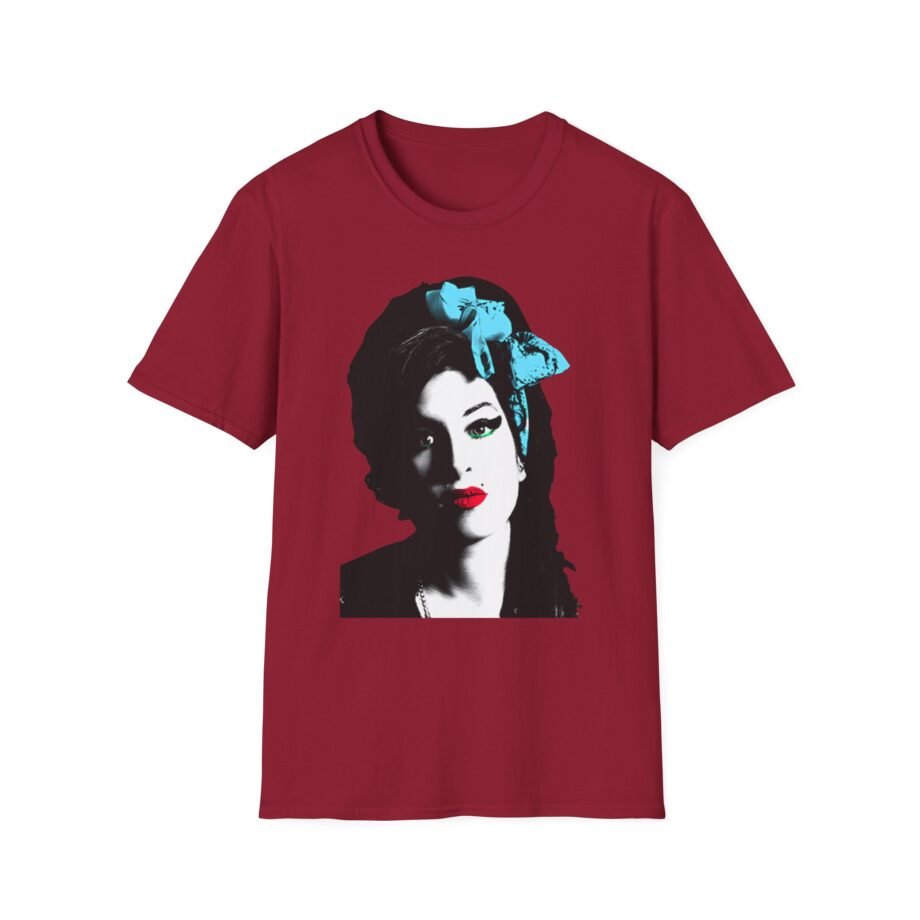 Amy Winehouse Portrait Unisex Softstyle T-Shirt