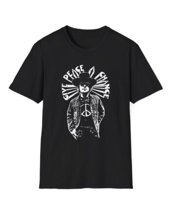 John Lennon Give Peace Unisex Softstyle T-Shirt