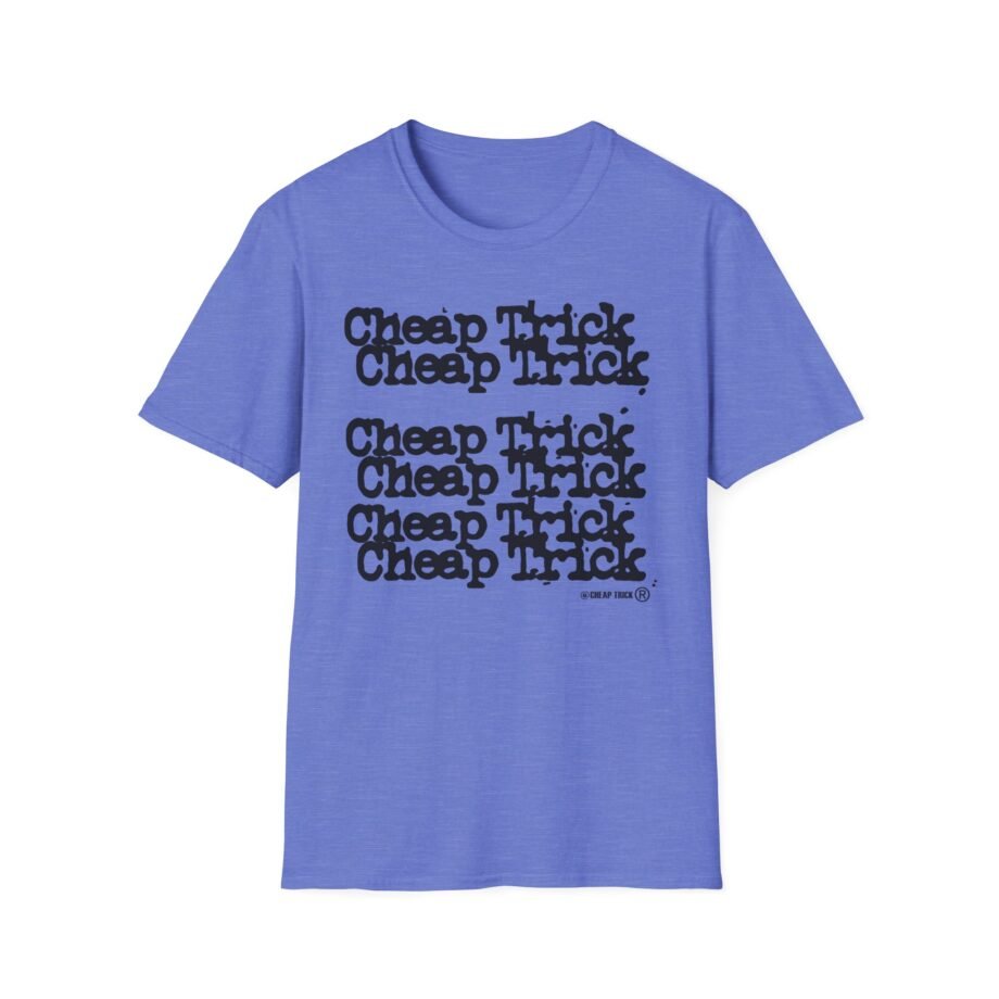 Cheap Trick Stacked Logo Unisex Softstyle T-shirt