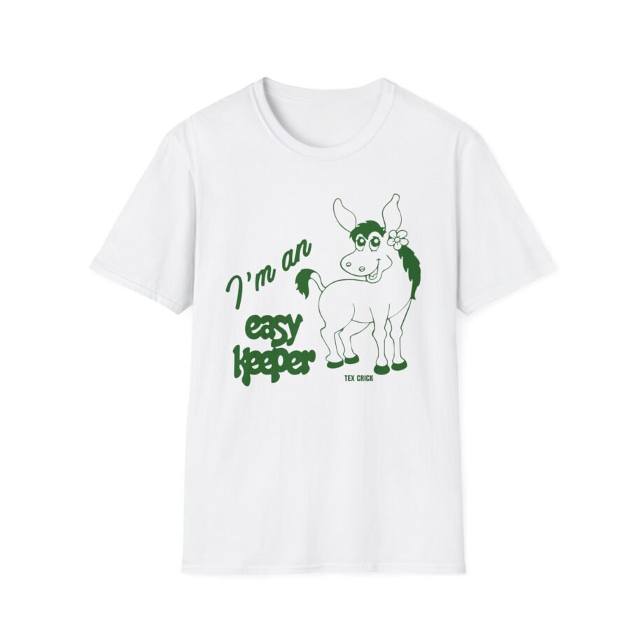 Mac Demarco Tex Crick Easy Keeper Ivory Mule Unisex Softstyle T-shirt
