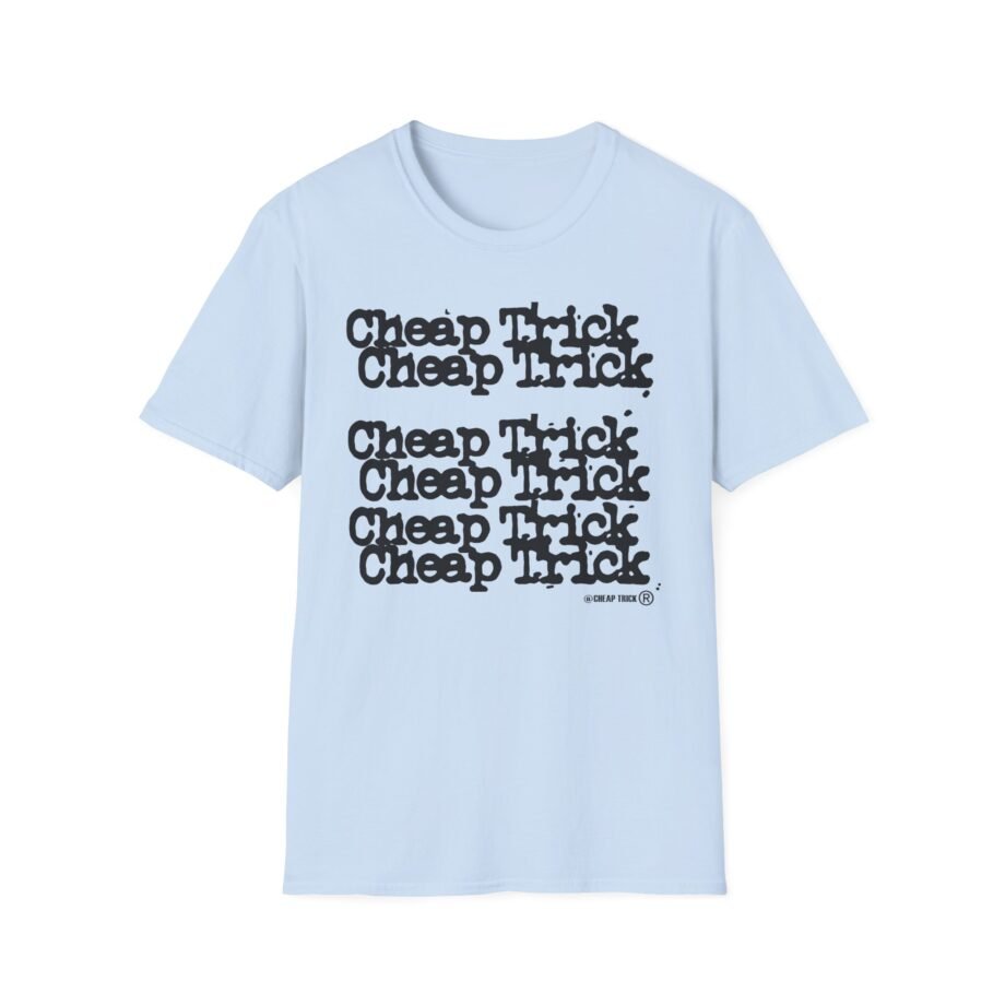 Cheap Trick Stacked Logo Unisex Softstyle T-shirt