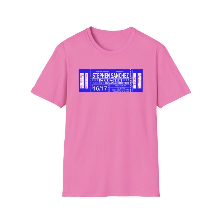 Stephen Sanchez Live in Concert Ryman Auditorium Unisex Softstyle T-Shirt