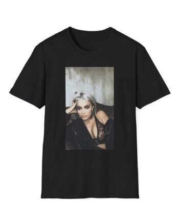 Kylie Jenner Kylie & Kendall Lace & Leather Unisex Softstyle T-Shirt