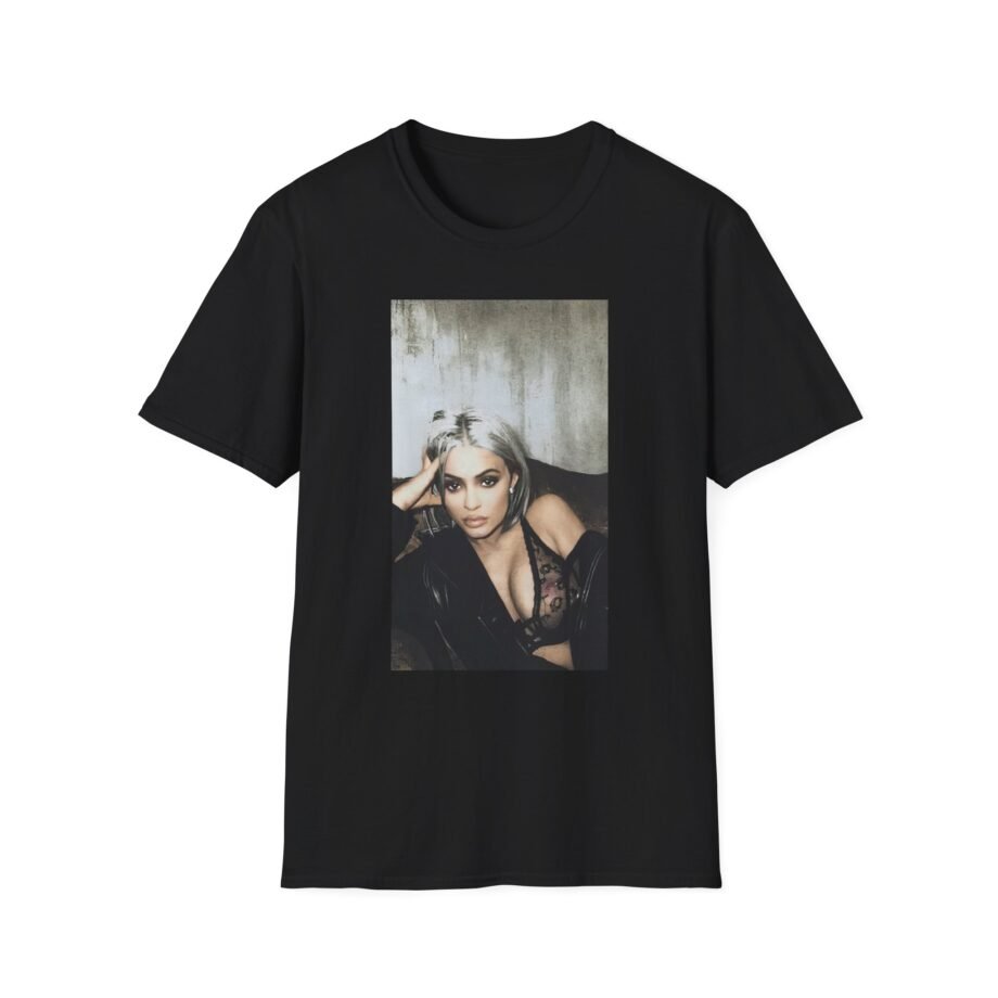 Kylie Jenner Kylie & Kendall Lace & Leather Unisex Softstyle T-Shirt
