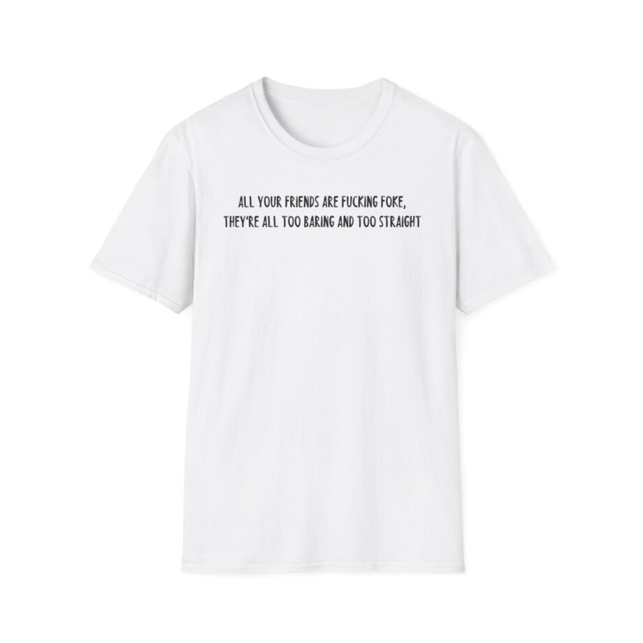 BM Boring and Straight Unisex Softstyle T-Shirt