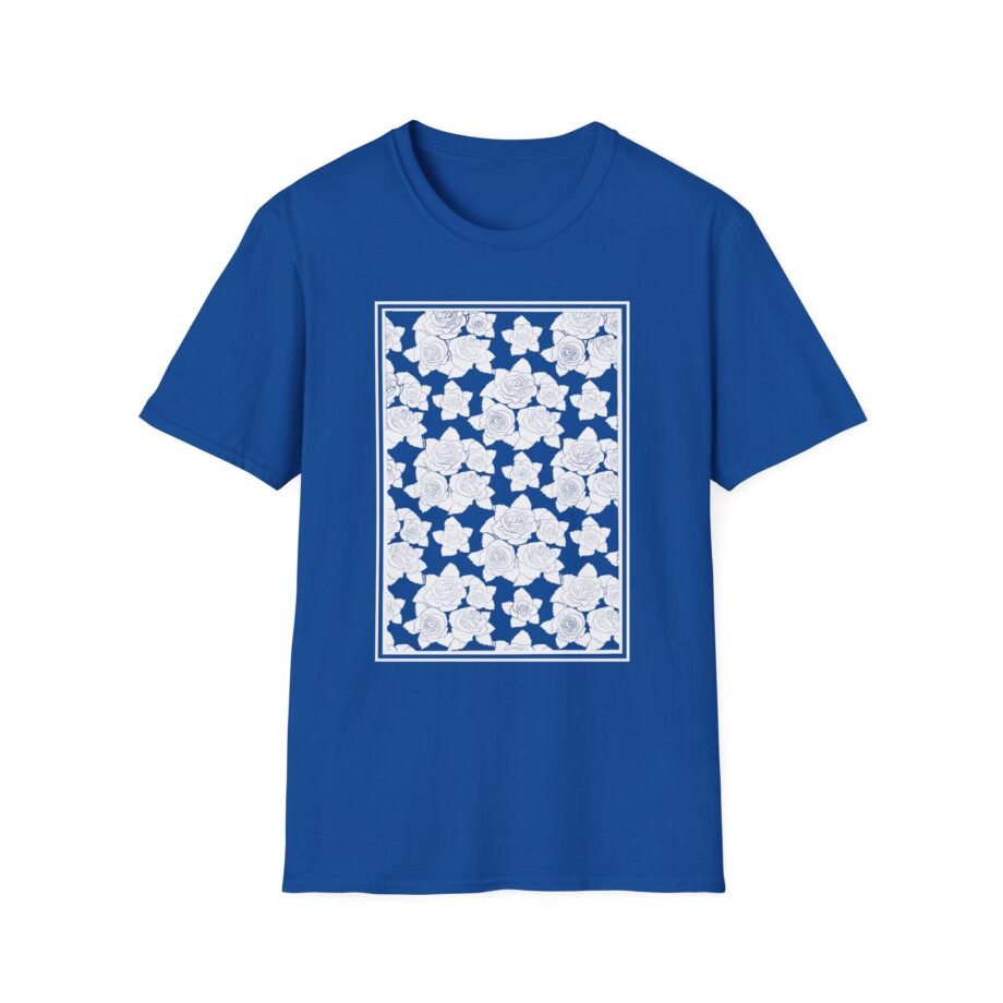 Smoke Floral Unisex Softstyle T-Shirt