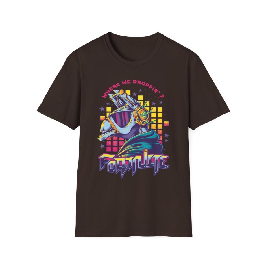 Fortnite Where We Droppin' Unisex Softstyle T-Shirt