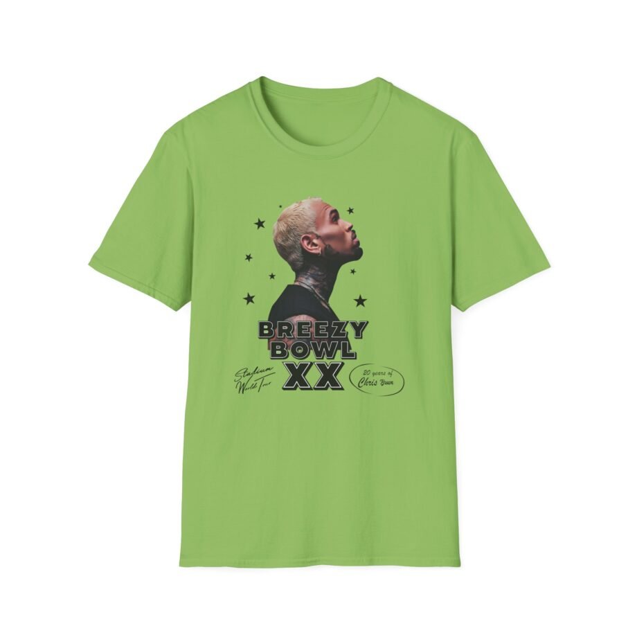 Chris Brown Breezy Bowl Xx Tour Unisex Softstyle T-Shirt