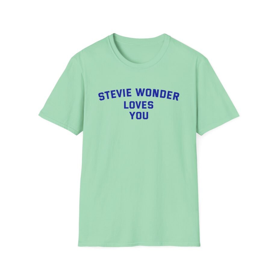 Stevie Wonder Loves You Unisex Softstyle T-Shirt