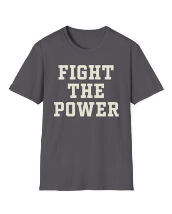 Public Enemy Fight the Power Text Unisex Softstyle T-Shirt