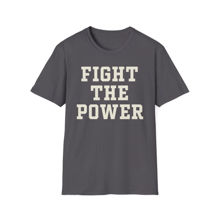 Public Enemy Fight the Power Text Unisex Softstyle T-Shirt