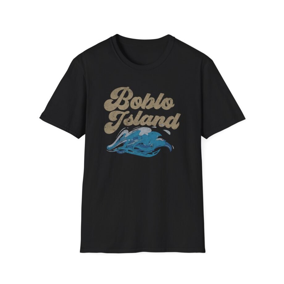 Detroit Lions Boblo Island Retro Ringer Unisex Softstyle T-Shirt