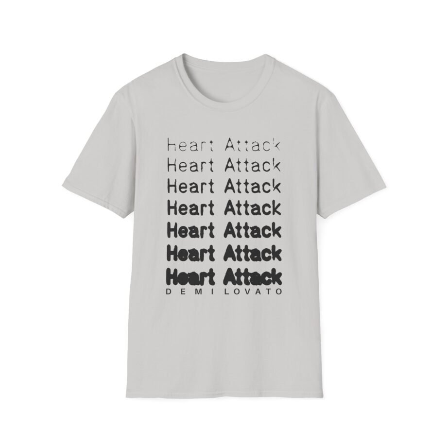Demi Lovato Heart Attack Anniversary Unisex Softstyle T-Shirt