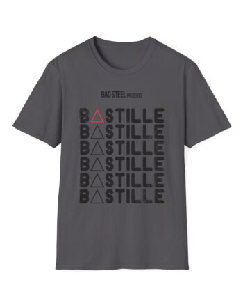 Bastille X Repeat Logo Unisex Softstyle T-Shirt