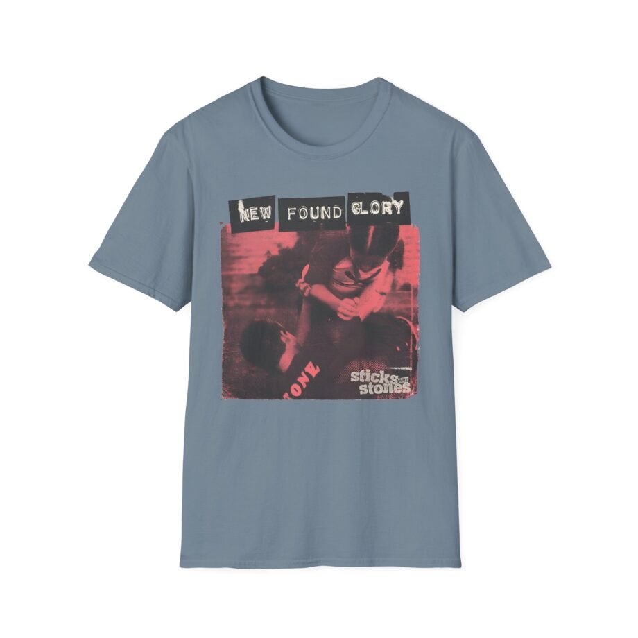New Found Glory Sticks and Stones Xerox Unisex Softstyle T-Shirt