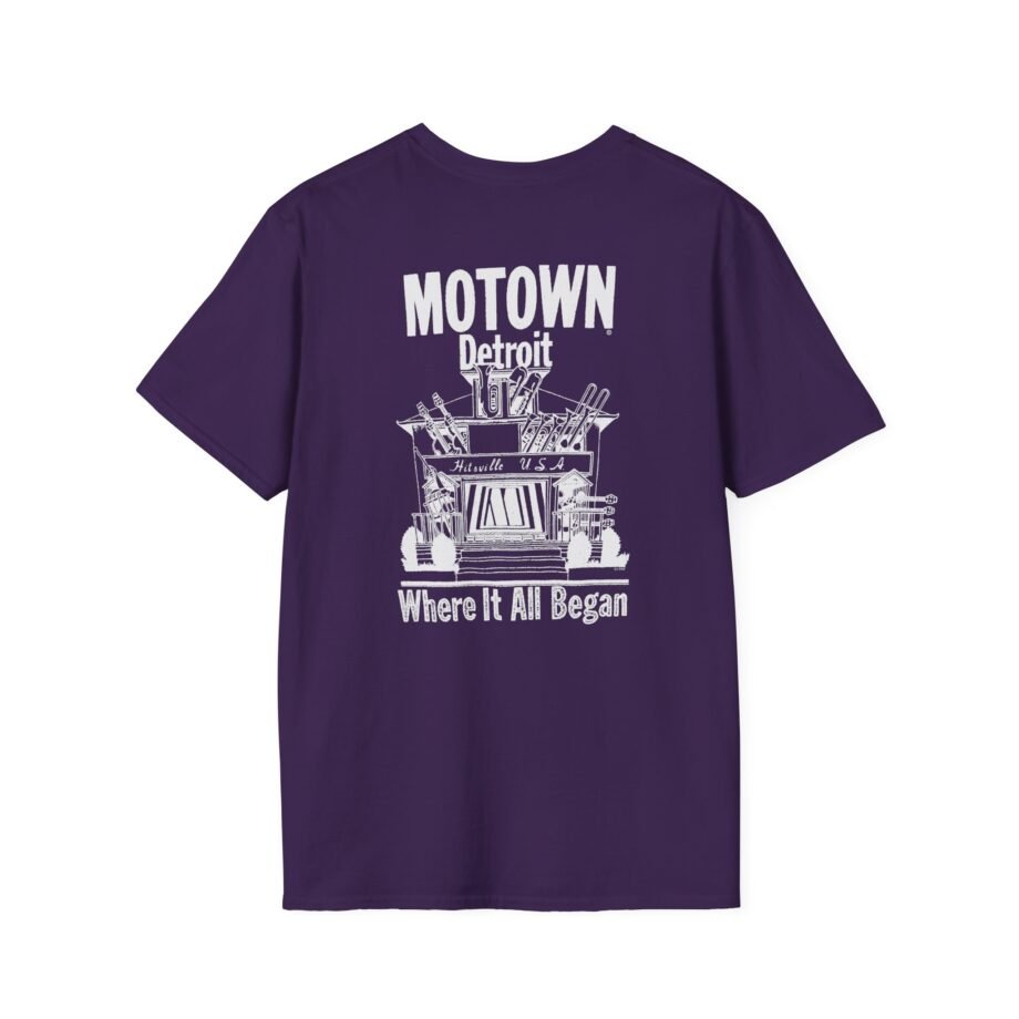 Motown Records Where It All Began Unisex Soft-style T-shirt