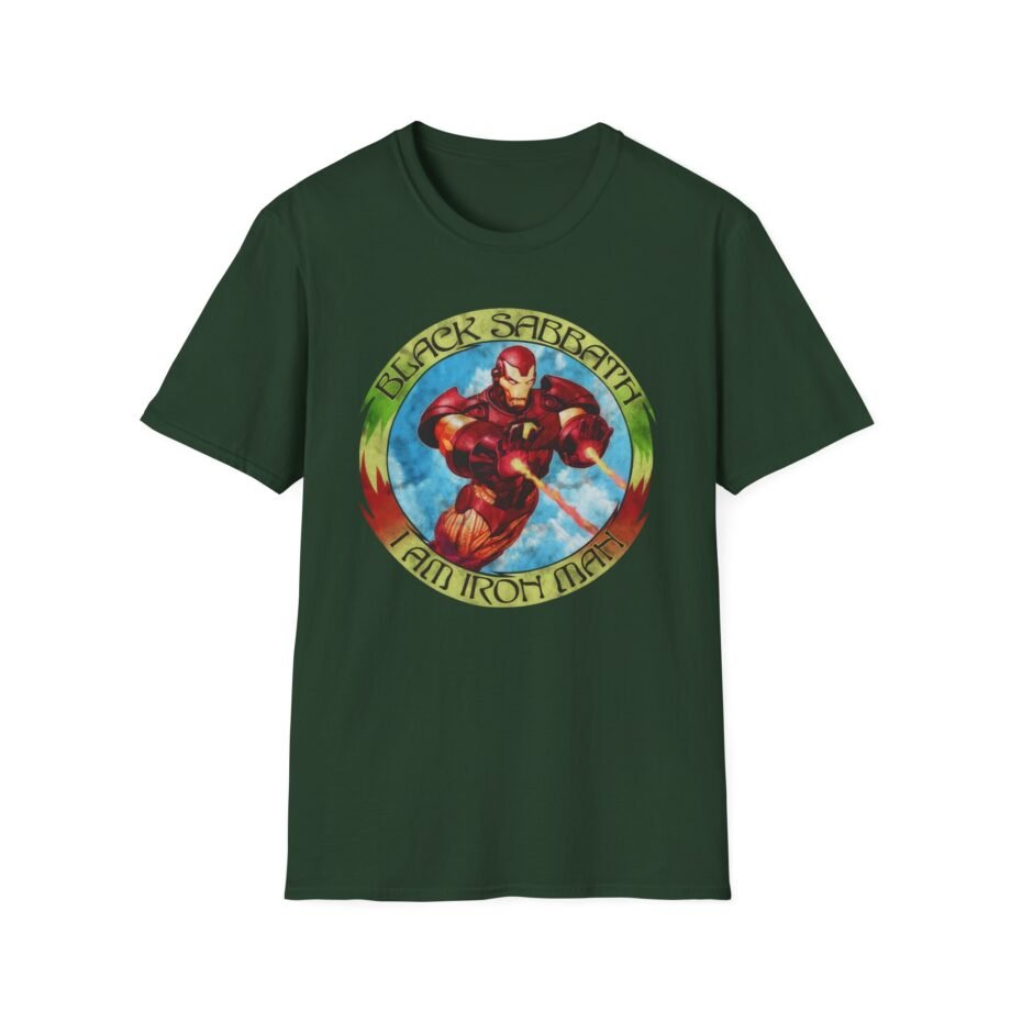 BS Iron Man Circle Unisex Softstyle T-Shirt