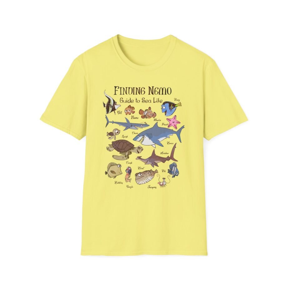 Nemo Boys 8-20 Fish Guide Unisex Softstyle T-Shirt