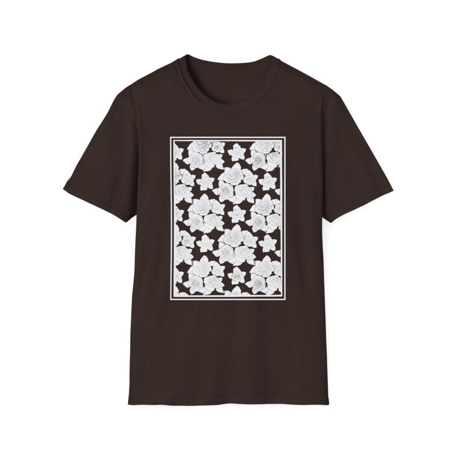 Smoke Floral Unisex Softstyle T-Shirt