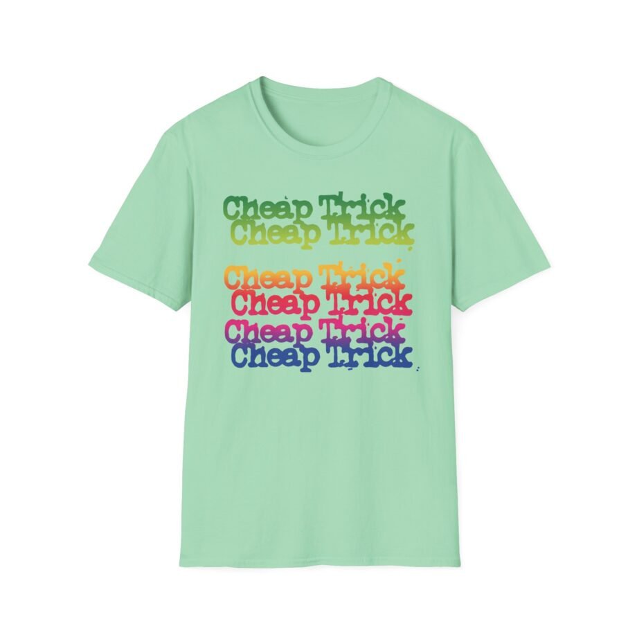 Cheap Trick Rainbow Unisex Softstyle T-Shirt