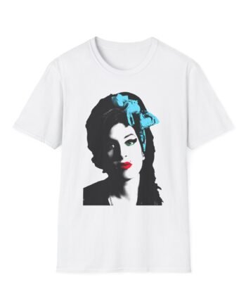 Amy Winehouse Portrait Unisex Softstyle T-Shirt