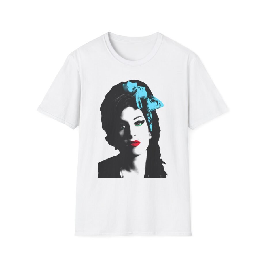 Amy Winehouse Portrait Unisex Softstyle T-Shirt
