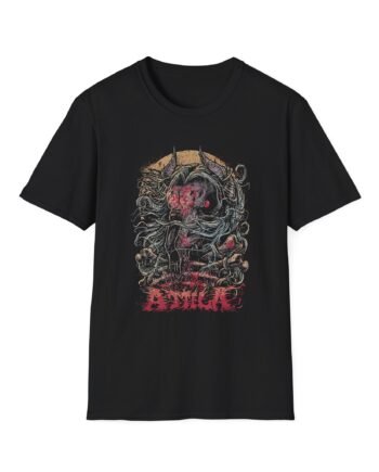 Attila Goat Skull & Bones Unisex Softstyle T-Shirt