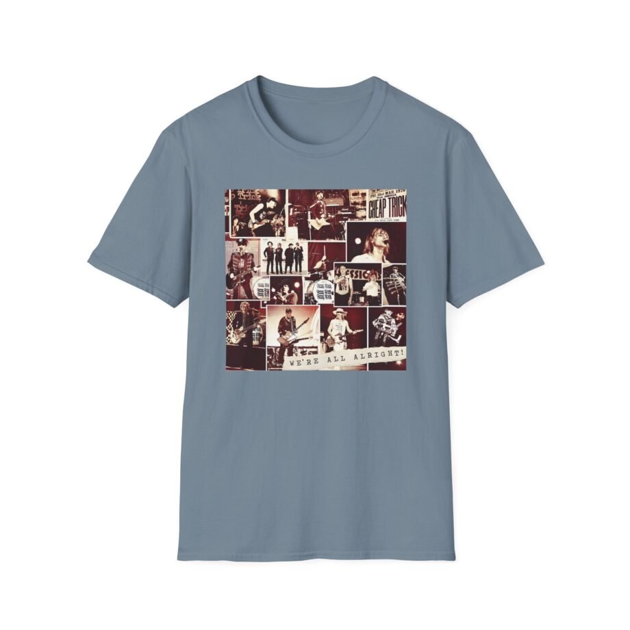 Cheap Trick Photo Collage Unisex Softstyle T-Shirt