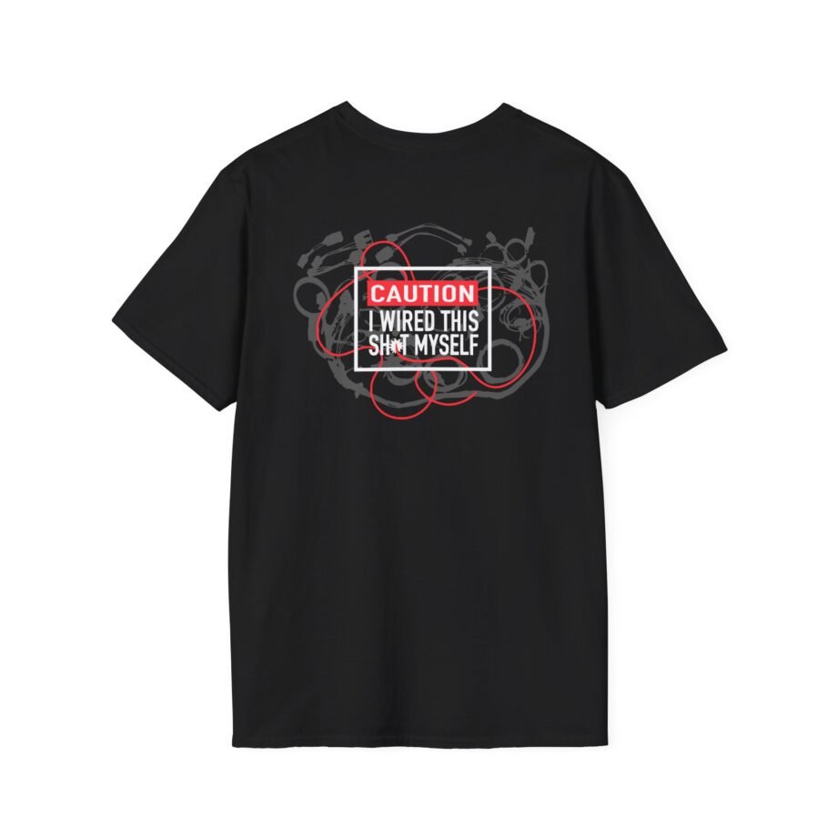 Cleetus Mcfarland Zack the Wiring Guy Caution Unisex Softstyle T-Shirt