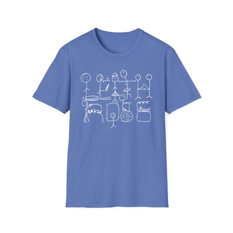 Leith Ross Stick Figures  Unisex Softstyle T-Shirt