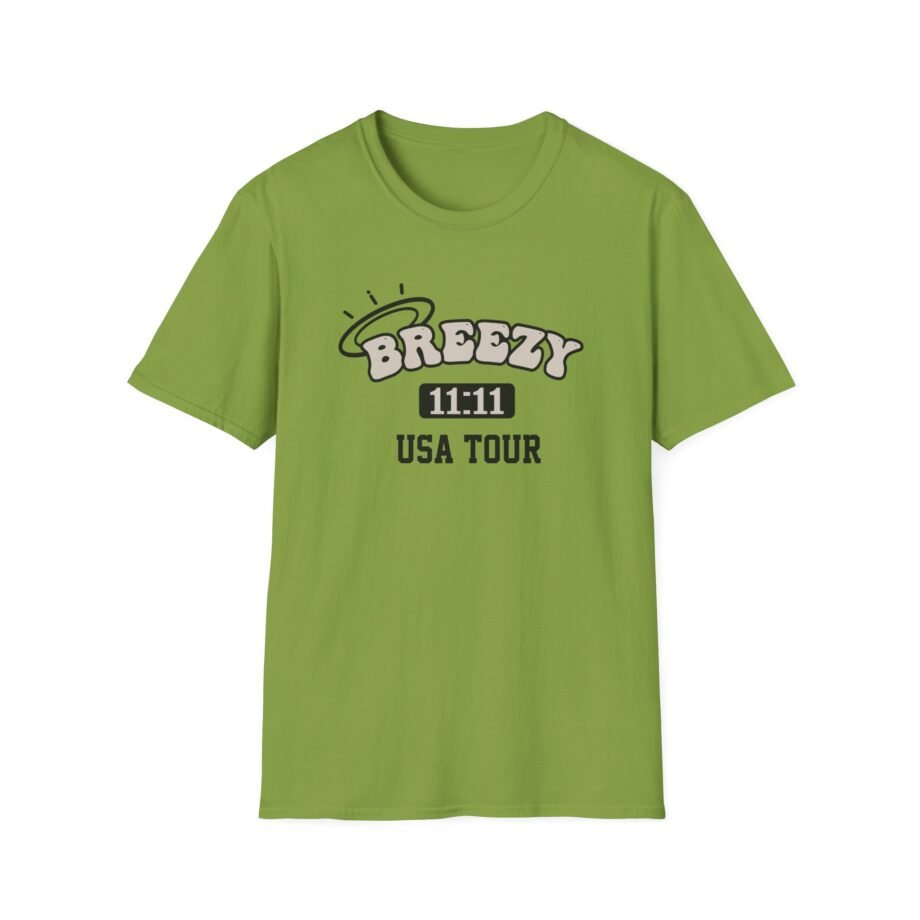 Chris Brown Breezy 11 11 Usa Tour Unisex Softstyle T-Shirt