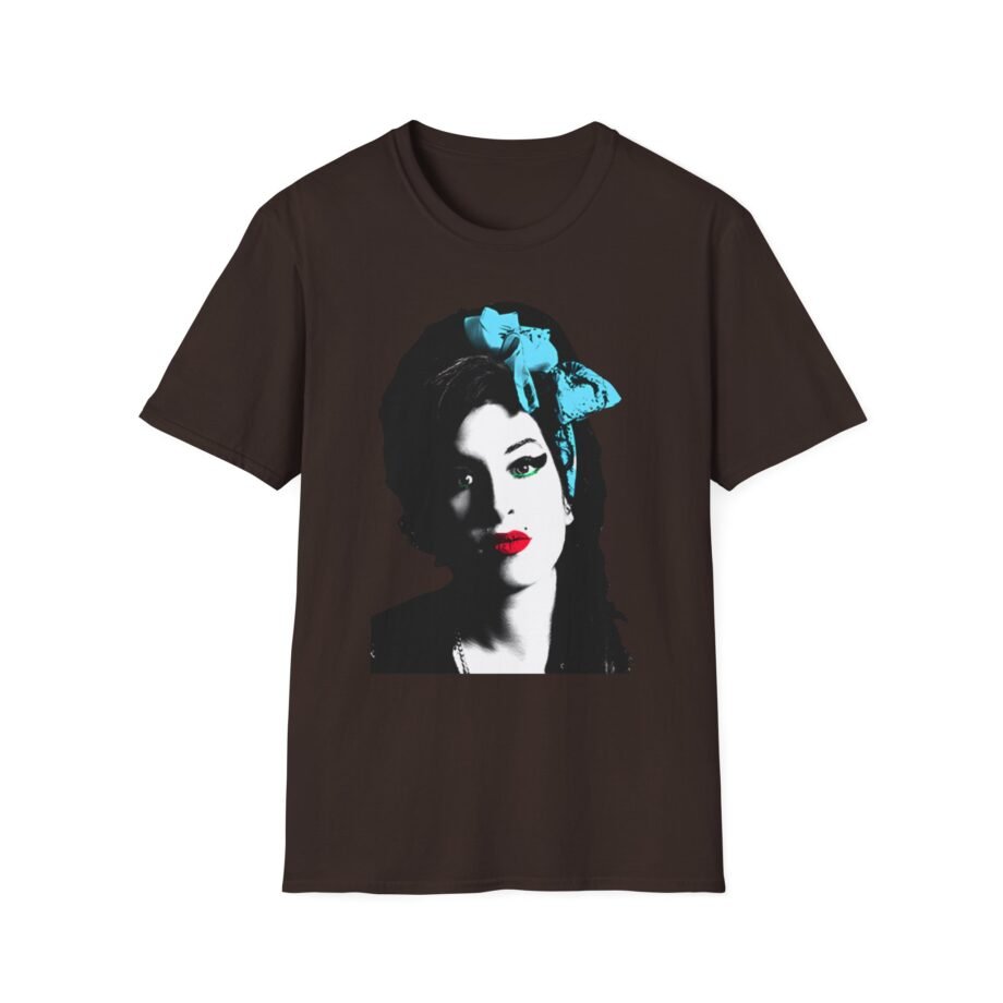 Amy Winehouse Portrait Unisex Softstyle T-Shirt