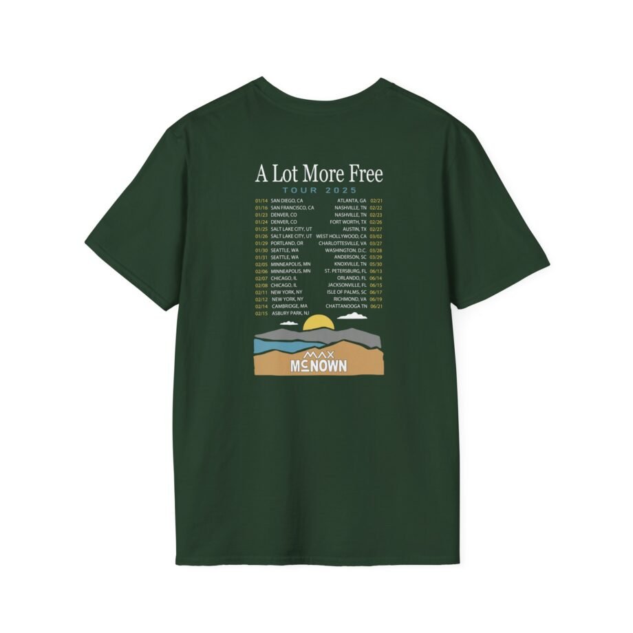 Max Mcnown US Tour Unisex Softstyle T-shirt