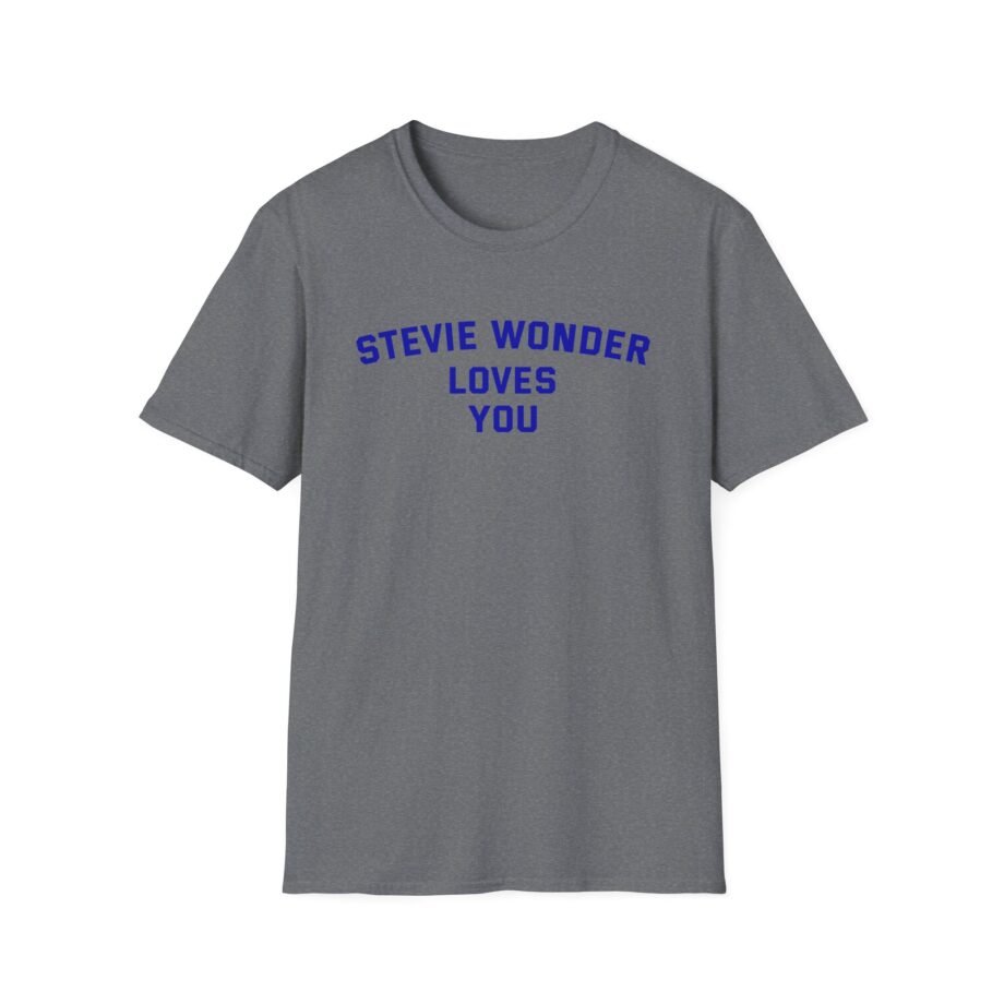 Stevie Wonder Loves You Unisex Softstyle T-Shirt