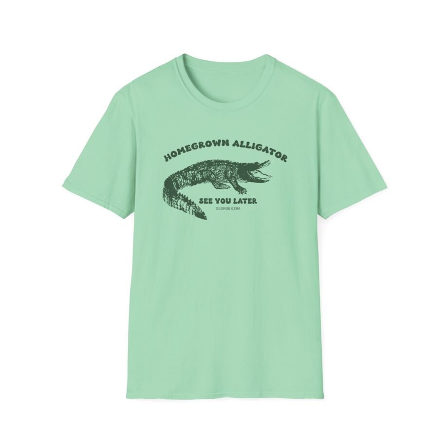 George Ezra Home Grown Alligator Unisex Softstyle T-Shirt