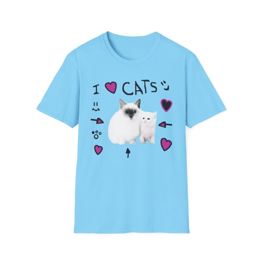 Denis I Love CatsUnisex Softstyle T-Shirt