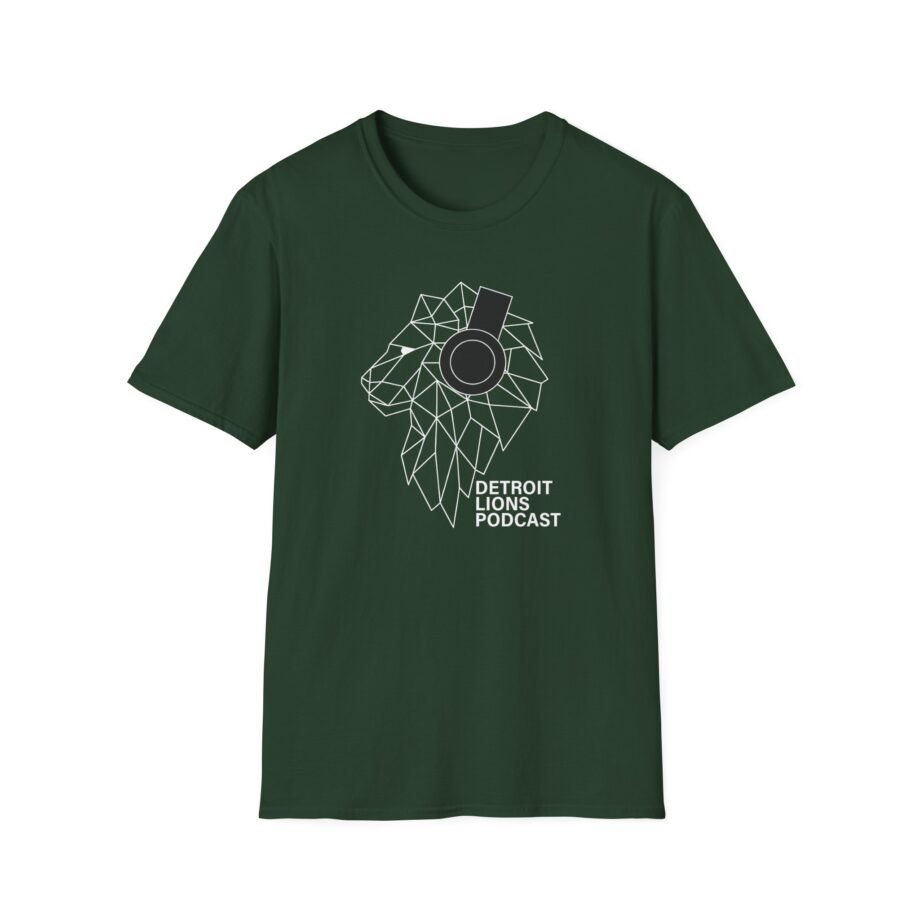Detroit Lions Dlp Logo Unisex Softstyle T-Shirt