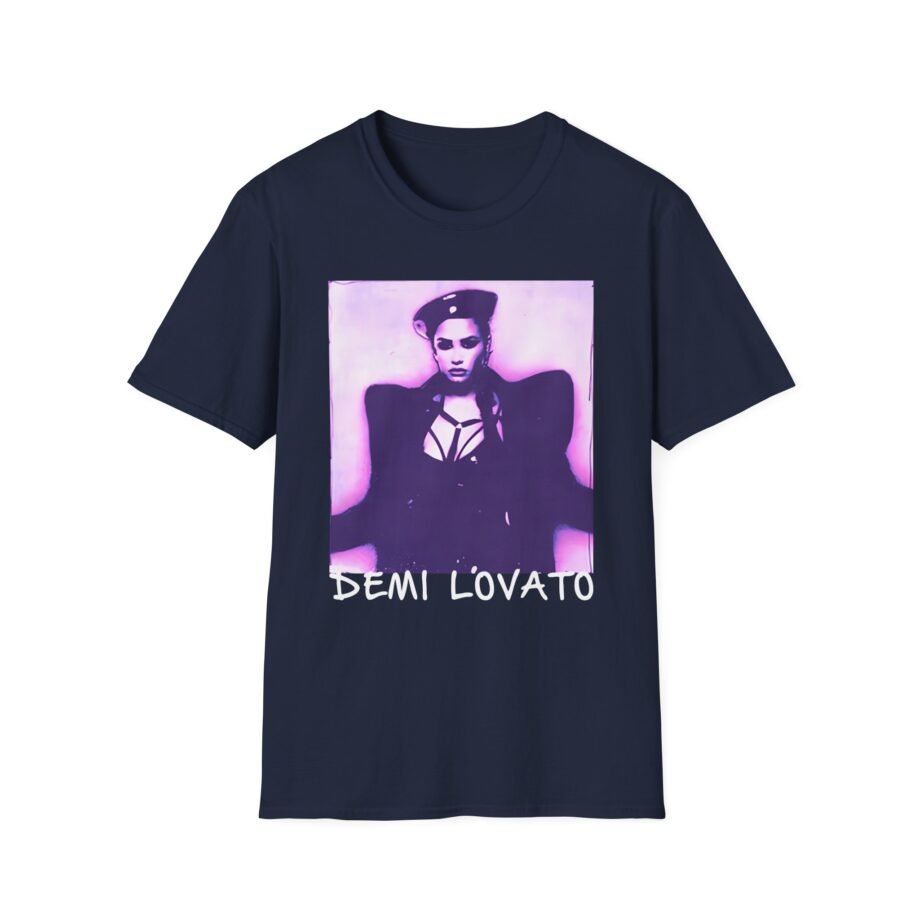 Demi Lovato Lilac Gradient Photo Unisex Softstyle T-Shirt