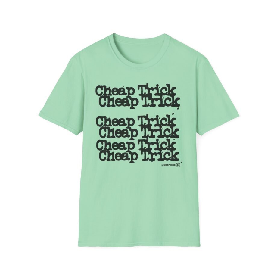 Cheap Trick Stacked Logo Unisex Softstyle T-shirt
