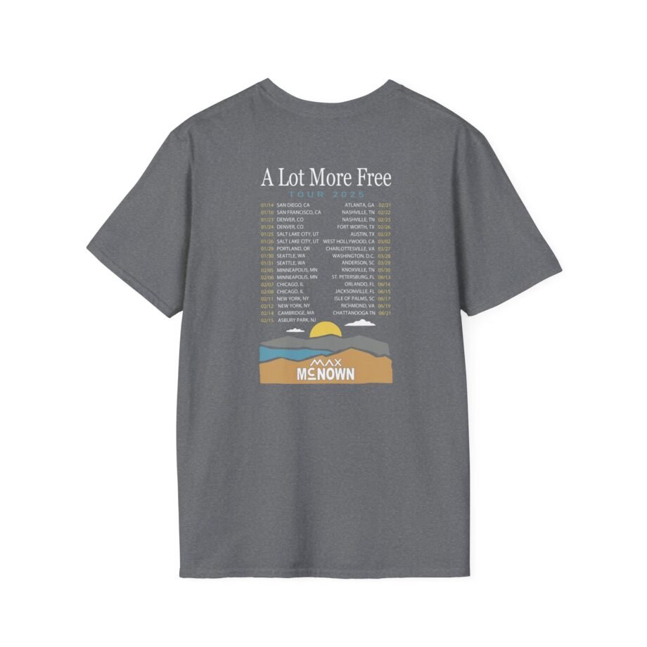 Max Mcnown US Tour Unisex Softstyle T-shirt