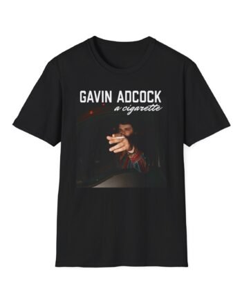 Gavin Adcock a Cigarette Black Photo Unisex Softstyle T-Shirt